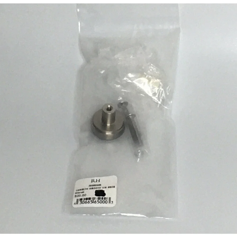 Restoration Hardware Lambeth Smooth Satin Nickel 1 inch Knob